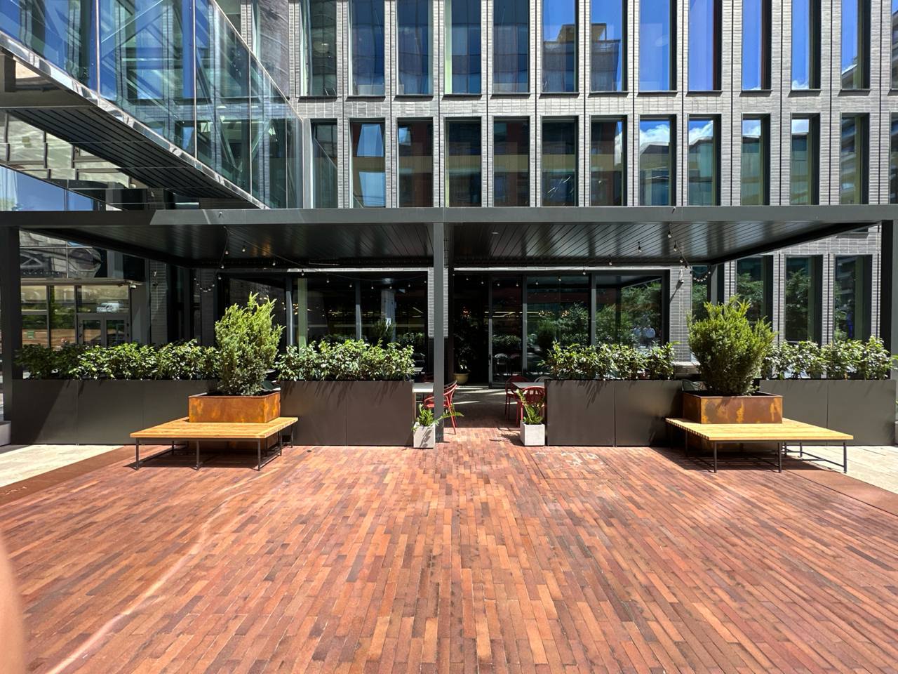 Commercial Courtyard Terrace Buildout
