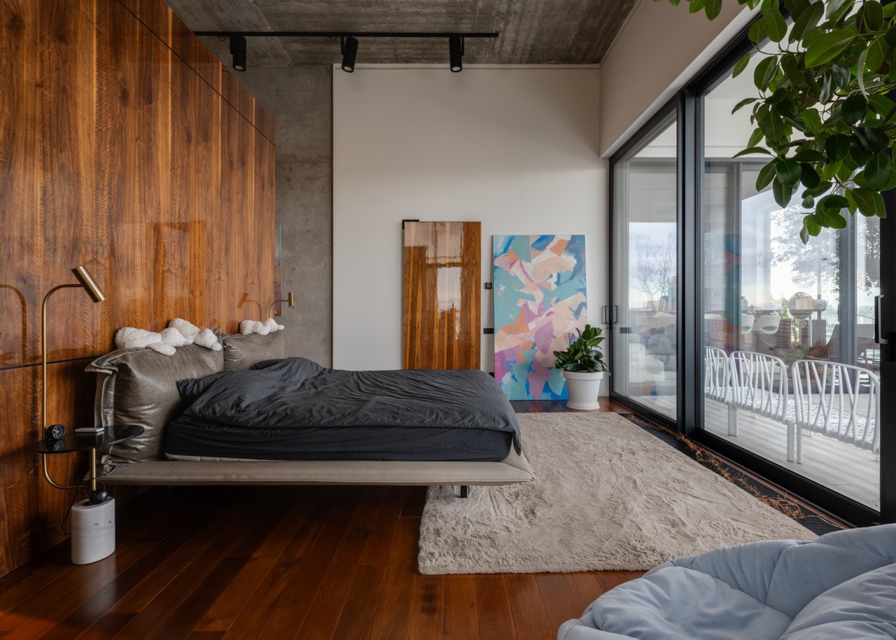 Polished Walnut Apartment Renovation
