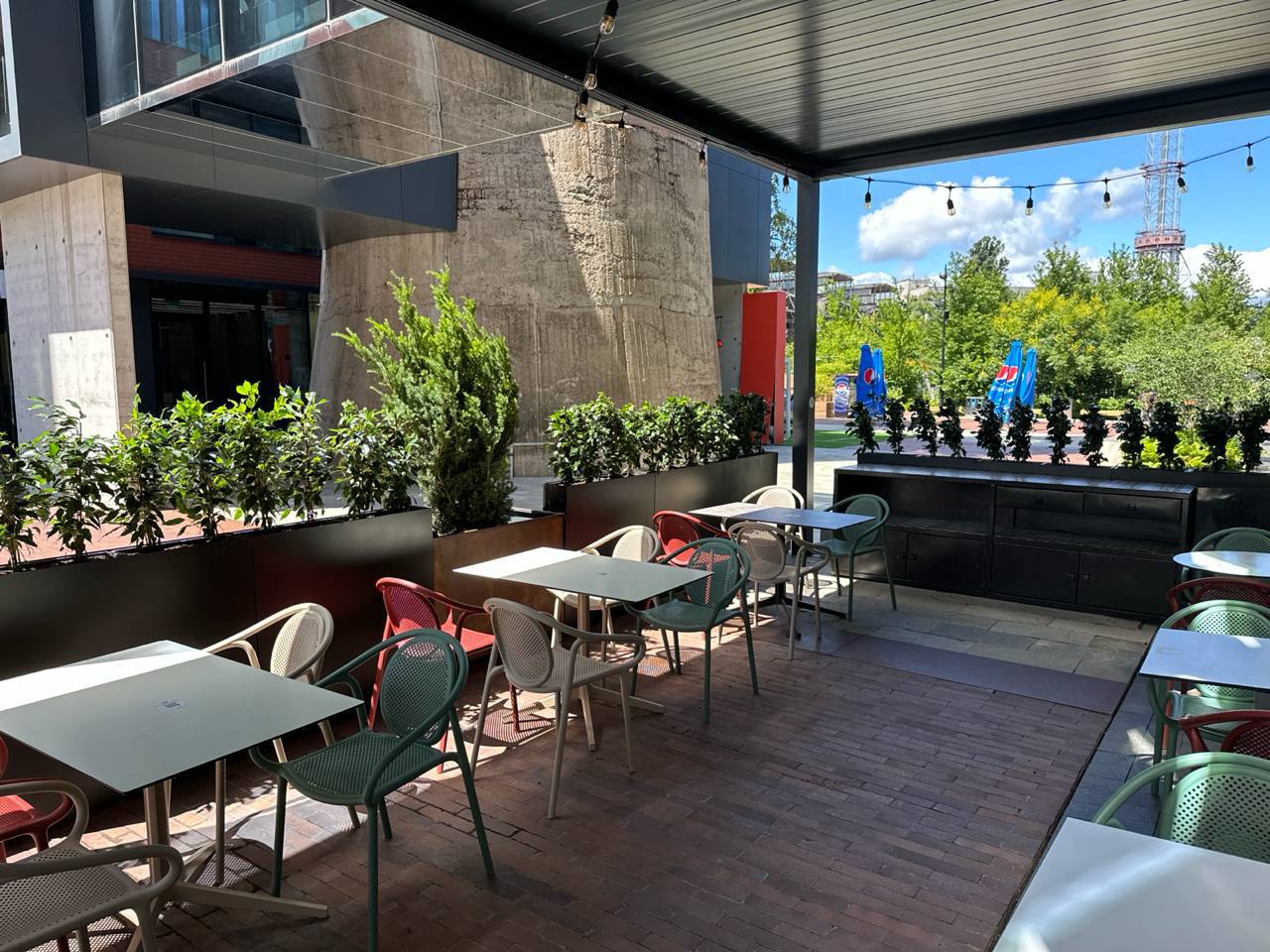 Commercial Covered Terrace