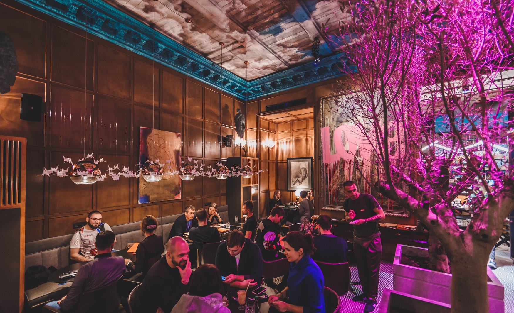 Italian Edition — Restaurant Buildout — Completed dining room
