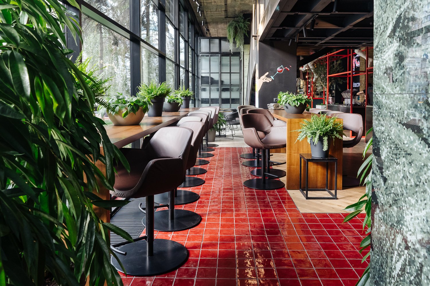 Contemporary Hospitality Tile Installation