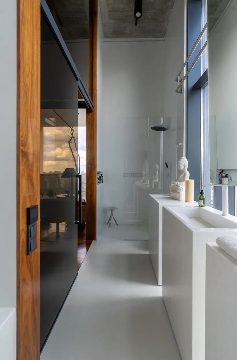 Microcement Application — Contemporary Bathroom