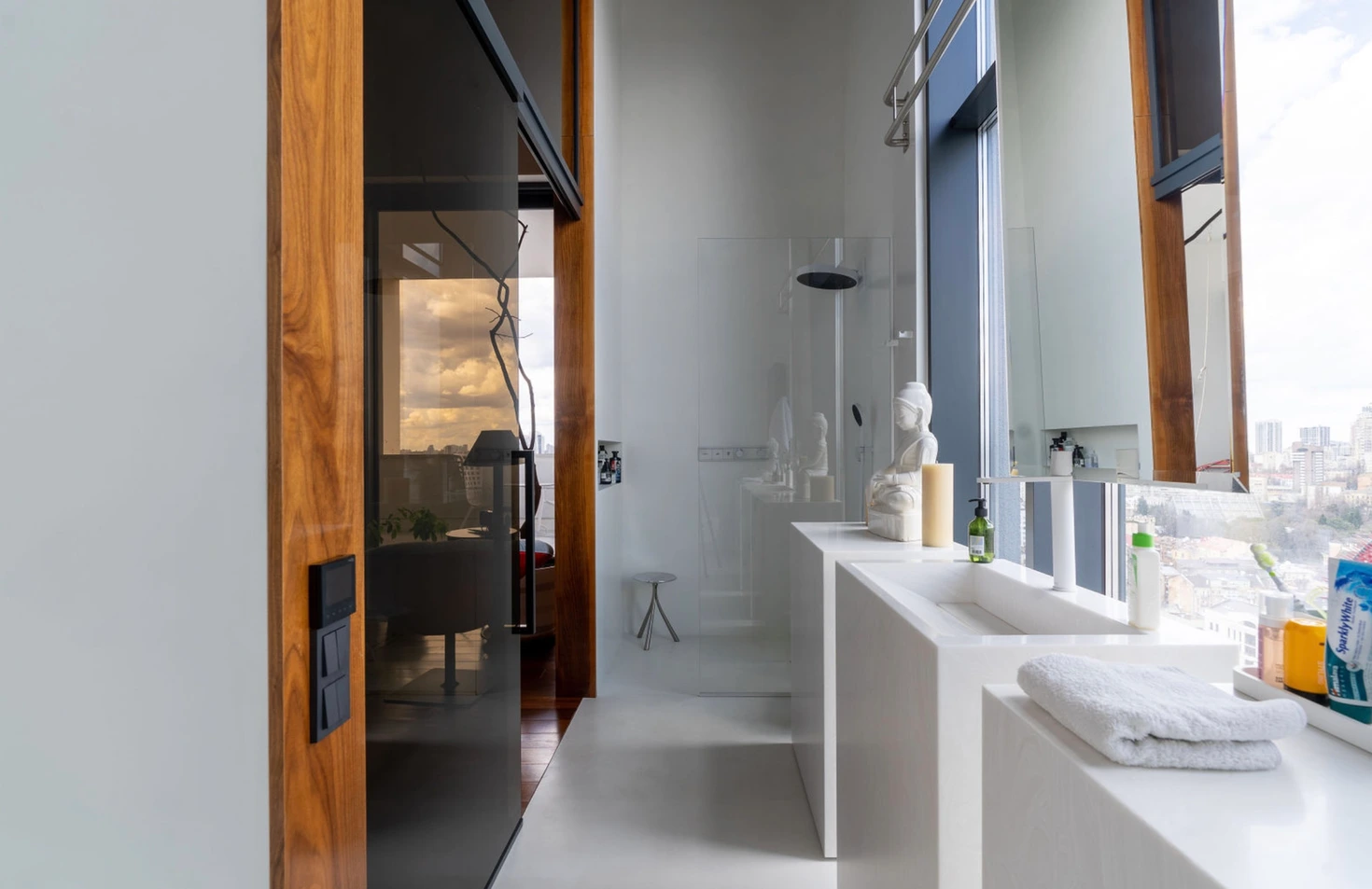 Polished Walnut Apartment Renovation